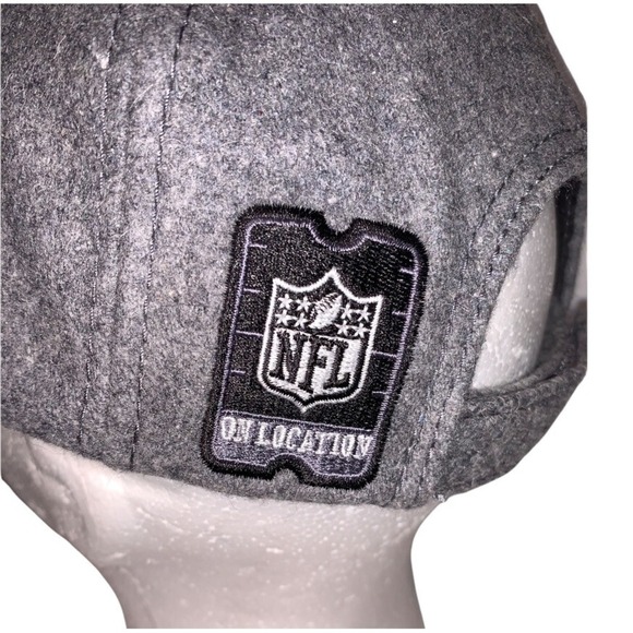 Super Bowl XLVI Hat NFL On Location Wool Blend Gray Cap NWOT Insert Giants Pats - Picture 6 of 8